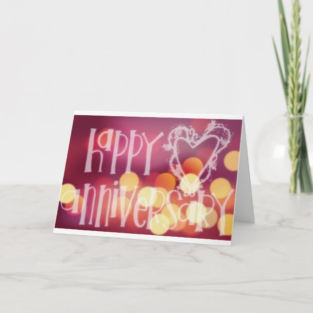 TARJETA FELIZ "ANIVERSARIO" A AMIGOS/PAREJA PERFECTA (Anverso)