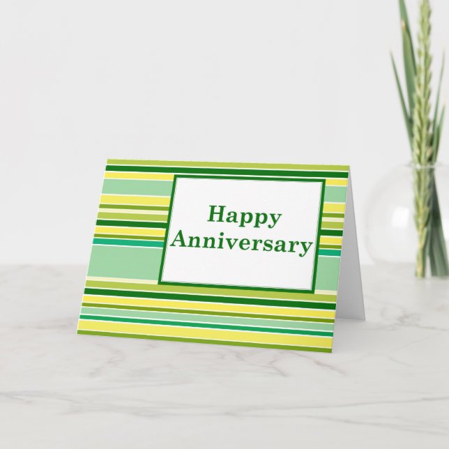Tarjeta Feliz Aniversario : A la derecha: (Anverso)