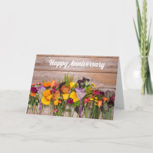 TARJETA **FELIZ ANIVERSARIO A LA ESPOSA O AL MARIDO**