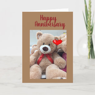 TARJETA FELIZ ANIVERSARIO A MI ***FAVORITO BEAR DE TEDYA**