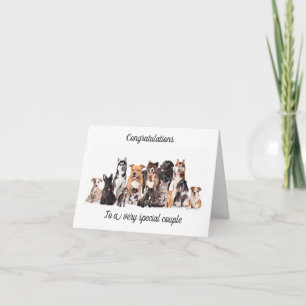 TARJETA **FELIZ ANIVERSARIO** A UNA PAREJA ESPECIAL