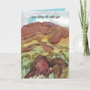 Tarjeta Feliz Aniversario Amor Haciendo Vida Con Tu Desier
