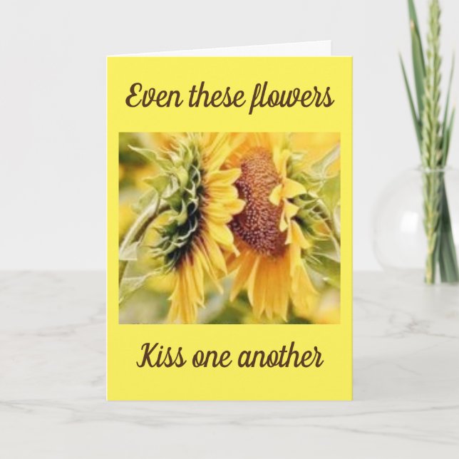 TARJETA FELIZ **^ANIVERSARIO*** BESEMOS (Anverso)