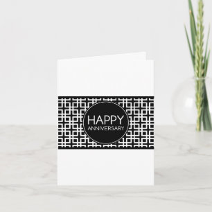Tarjeta Feliz Aniversario (cinderStripe)