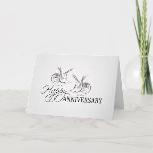 Tarjeta feliz aniversario de bodas felicitaciones