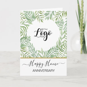 Tarjeta Feliz Aniversario de Casa, Diseño de Marco