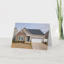 Tarjeta Feliz Aniversario de Casa para Corredor de