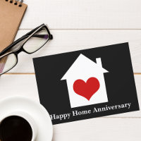 Feliz aniversario de hogar Real Estate Casa Corazó