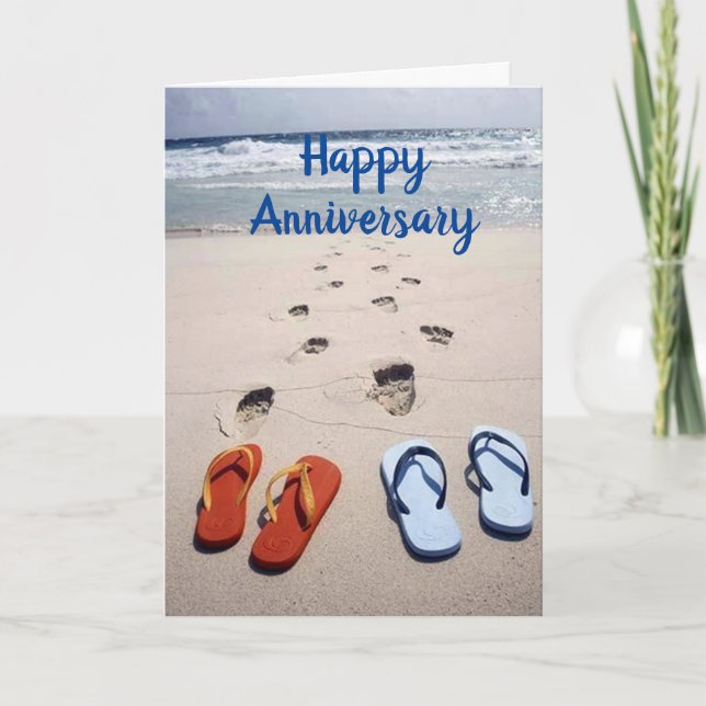 TARJETA FELIZ "ANIVERSARIO" DE TU "BUDDY PLAYA" DE FAV (Anverso)