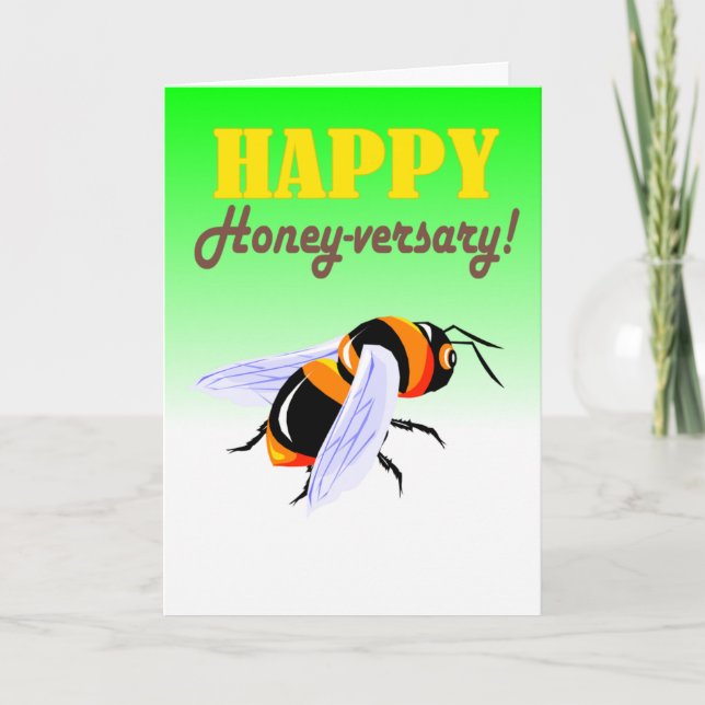 Tarjeta feliz aniversario del boda (Anverso)