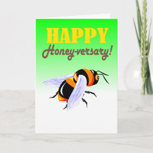 Tarjeta feliz aniversario del boda