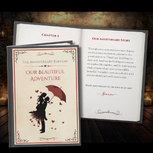 Tarjeta Feliz Aniversario Esposo Libros Románticos Amantes