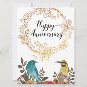 Tarjeta Feliz aniversario, felicidades esposo, matrimonio