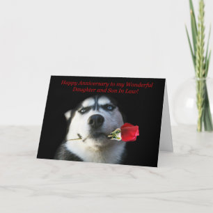 Tarjeta Feliz Aniversario Hija y Yerno