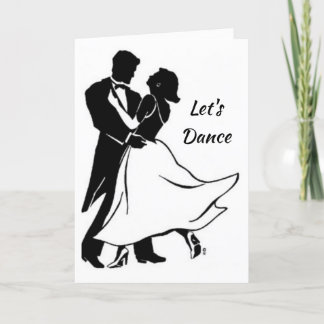 TARJETA FELIZ "ANIVERSARIO", LET'S **DANCE** CARD