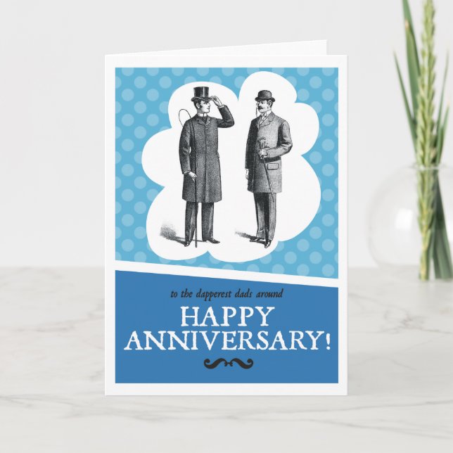 Tarjeta Feliz aniversario papás (Anverso)