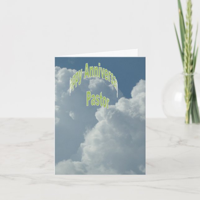 Tarjeta Feliz aniversario Pastot (Anverso)