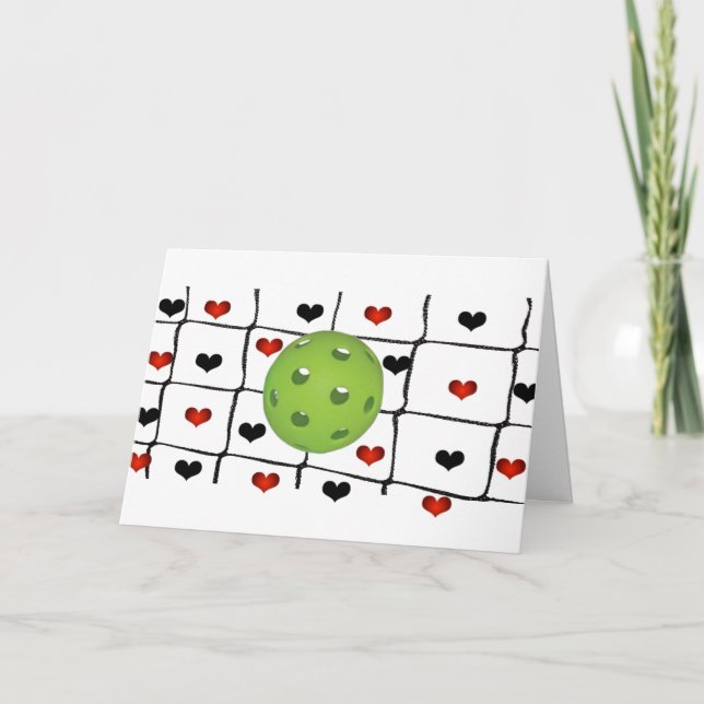 Tarjeta ¡Feliz Aniversario Pickleball! (Anverso)