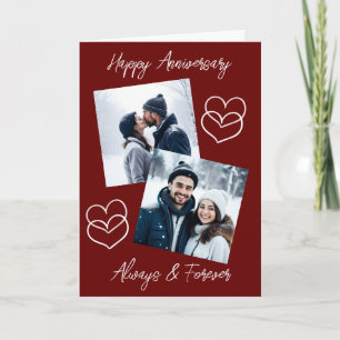 Tarjeta Feliz aniversario te amo a ti, puedes ser personal