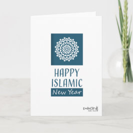 Tarjeta Feliz Año Hijri - Diseño Islámico