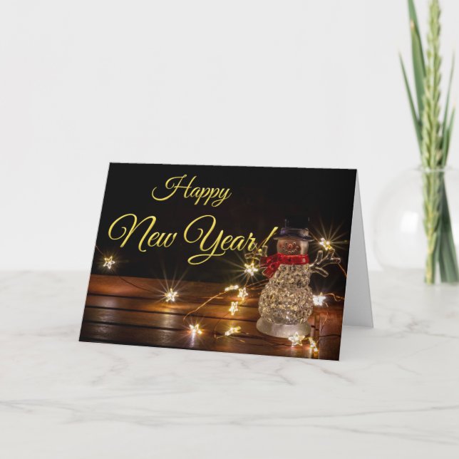 Tarjeta ¡Feliz Año Nuevo! (Anverso)