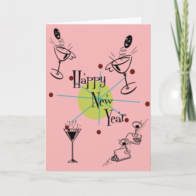 Tarjeta Feliz Año Nuevo (Anverso)