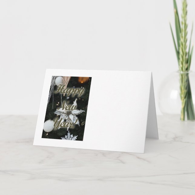 Tarjeta Feliz Año Nuevo (Anverso)