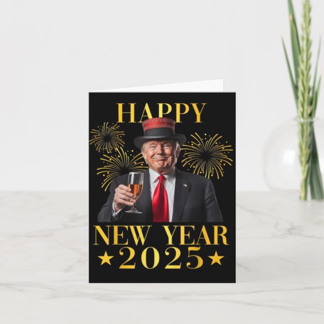 Tarjeta Feliz Año Nuevo  (Anverso)