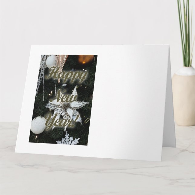 Tarjeta Feliz Año Nuevo (Anverso)