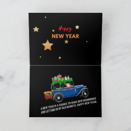 Tarjeta feliz año nuevo