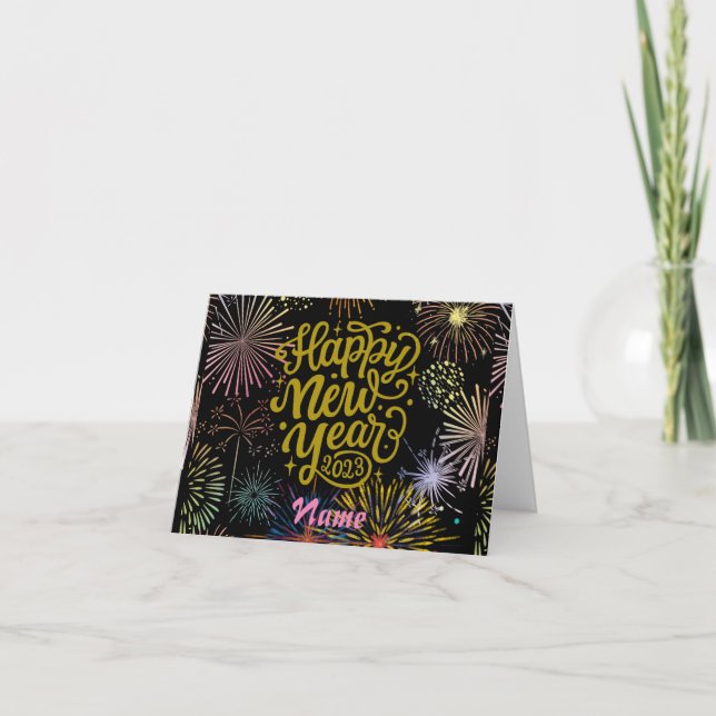 Tarjeta Feliz Año Nuevo 2023 Thunder_Cove (Anverso)