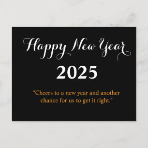 Tarjeta Feliz Año Nuevo 2025