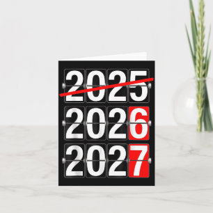Tarjeta Feliz Año Nuevo 2026 2027 67 Meme Seis Siete Diver
