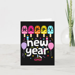 Tarjeta Feliz Año Nuevo 2026 Nochevieja Fiestas Chicas