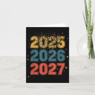 Tarjeta Feliz Año Nuevo 2026 Próximamente 2027 Divertido 6