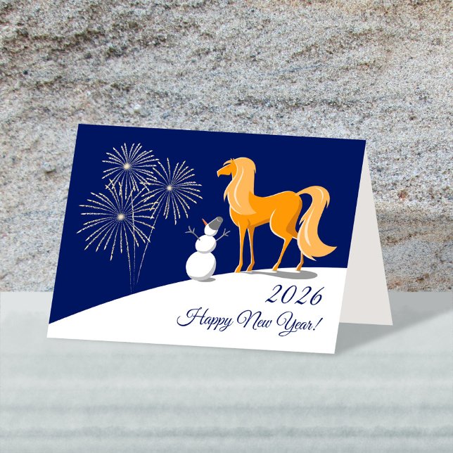Tarjeta Feliz Año Nuevo Chino del Caballo de Fuego 2026 (Subido por el creador)