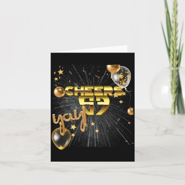 Tarjeta Feliz Año Nuevo Con Un 6 7 Zoomer Meme Vibe. 2026  (Anverso)