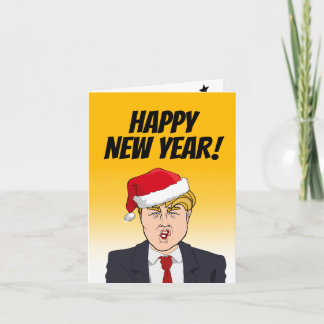 Tarjeta Feliz Año Nuevo de Donald Trump