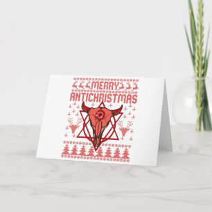 Tarjeta Feliz Antinavidad Funny Navidad Suéter Feo