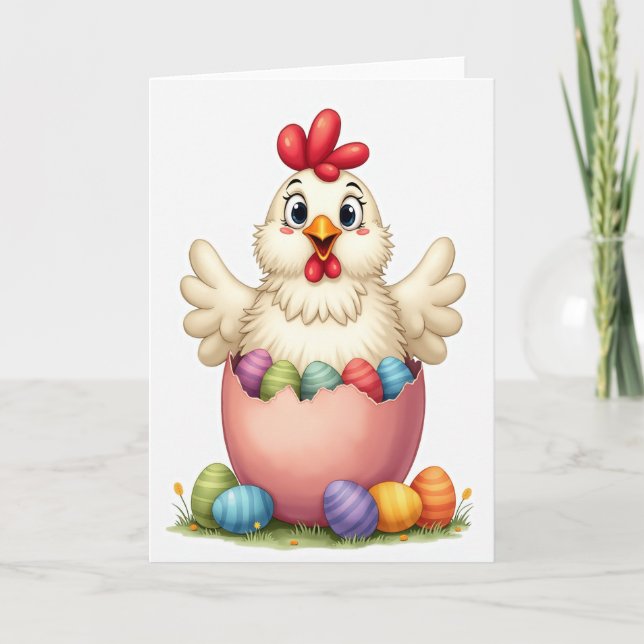 Tarjeta Feliz Ave de Primavera (Anverso)