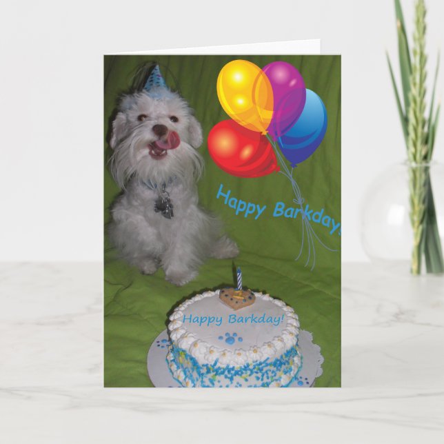 Tarjeta Feliz Barkday (Anverso)