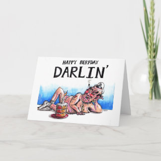 Tarjeta Feliz Berfday, Darlin'