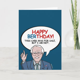 Tarjeta Feliz Berthday - No estoy en venta