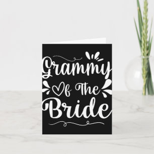 Tarjeta Feliz Boda Día Casado Esposa Esposa Grammy De T