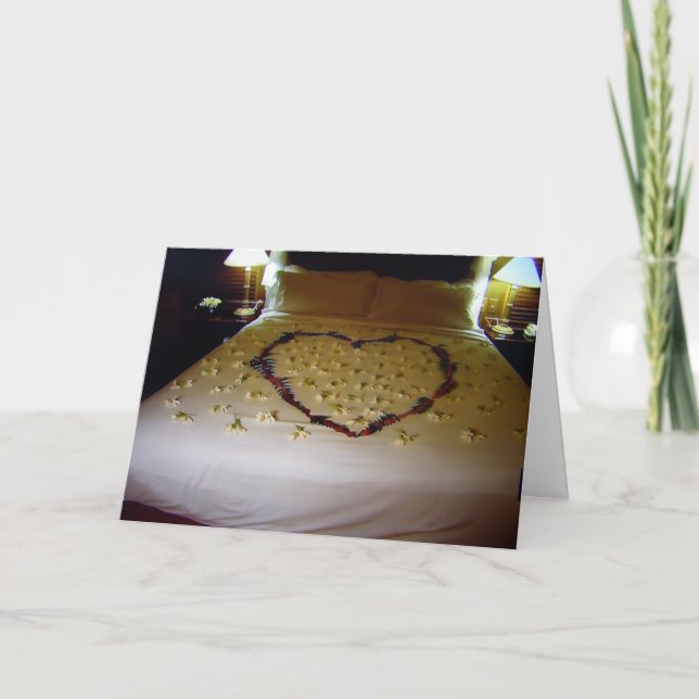 TARJETA FELIZ BODA-HAPPY HONEYMOON (Anverso)