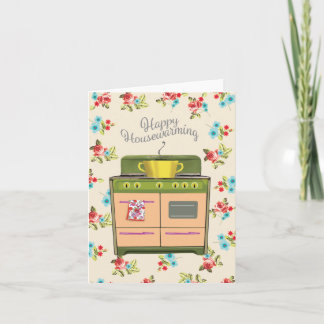 Tarjeta Feliz calentamiento de casa