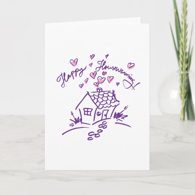 Tarjeta Feliz cambio de hogar 4 (Anverso)