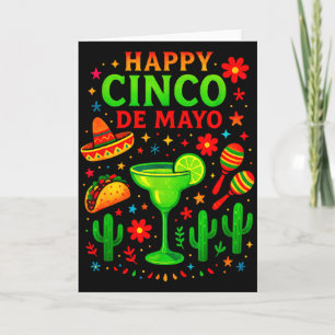 Tarjeta Feliz cinco de mayo - festival de música de fiesta