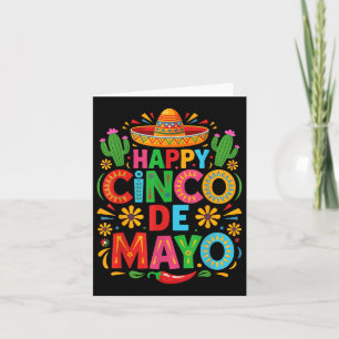 Tarjeta Feliz Cinco De Mayo Fiesta Hombres Fiestas Mexican