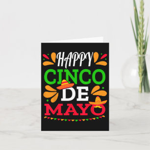 Tarjeta Feliz Cinco De Mayo Fiesta Mexicana 5 De Mayo Homb